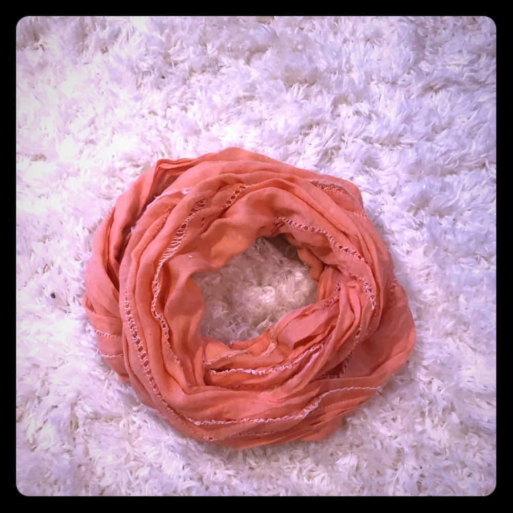 Salmon Infinity scarf